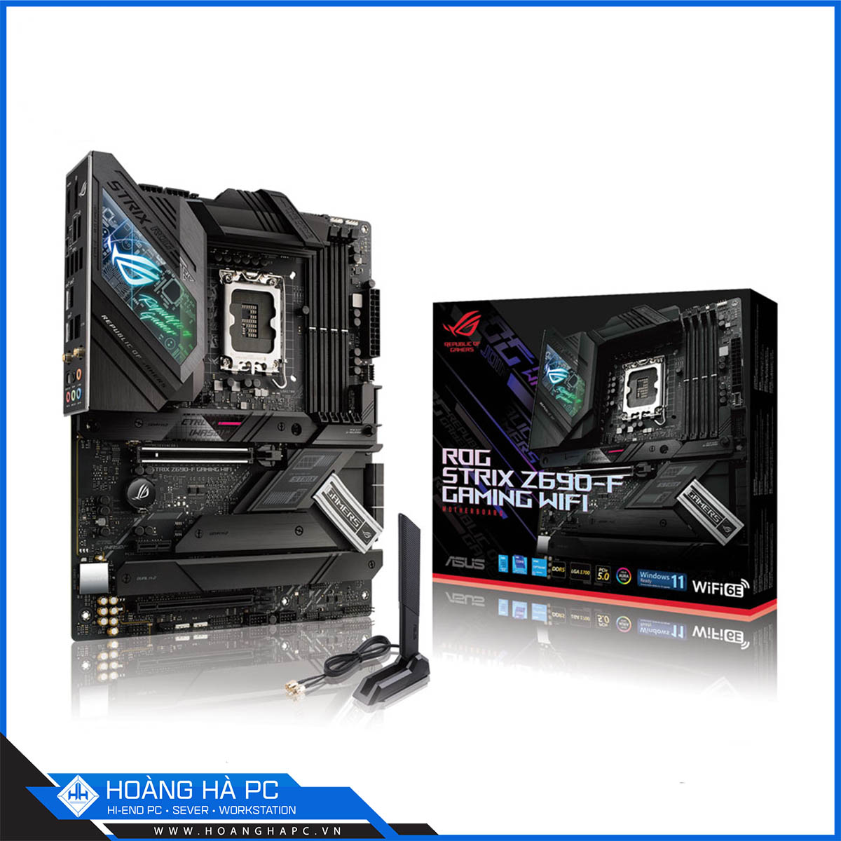 Mainboard ASUS ROG STRIX Z690-F GAMING WIFI (Intel Z690, Socket 1700, ATX, 4 khe Ram DDR5)