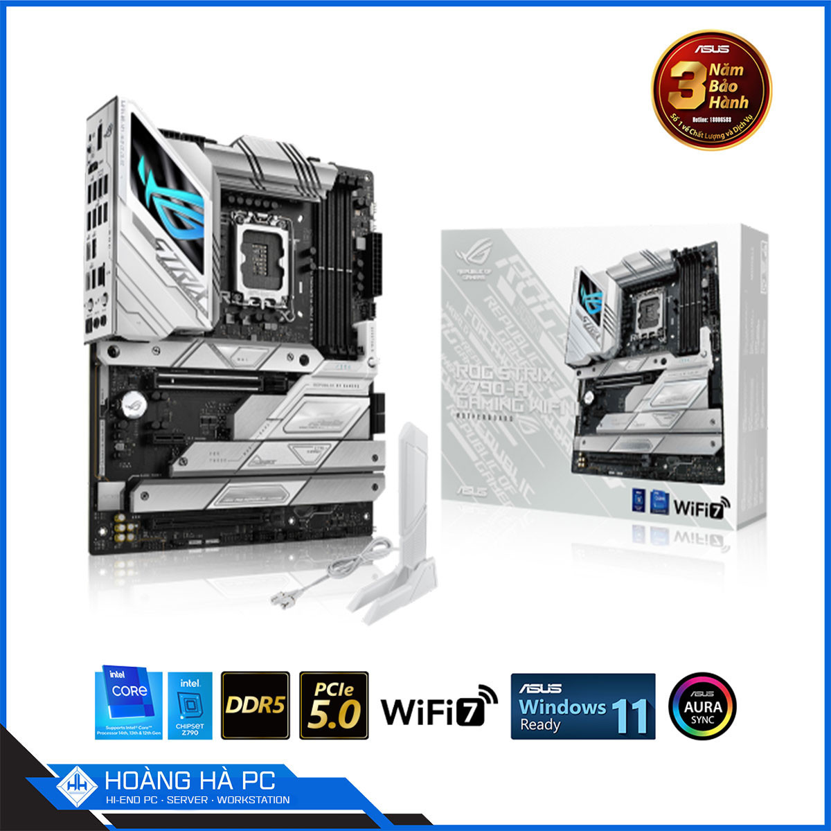 Mainboard ASUS ROG STRIX Z790-A GAMING WIFI II (Intel Z790, Socket 1700, ATX, 4 RAM DDR5)