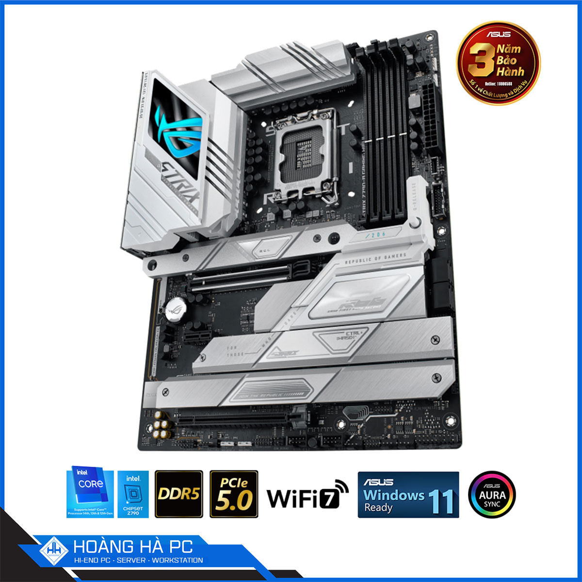 Mainboard ASUS ROG STRIX Z790-A GAMING WIFI II (Intel Z790, Socket 1700, ATX, 4 RAM DDR5)-3
