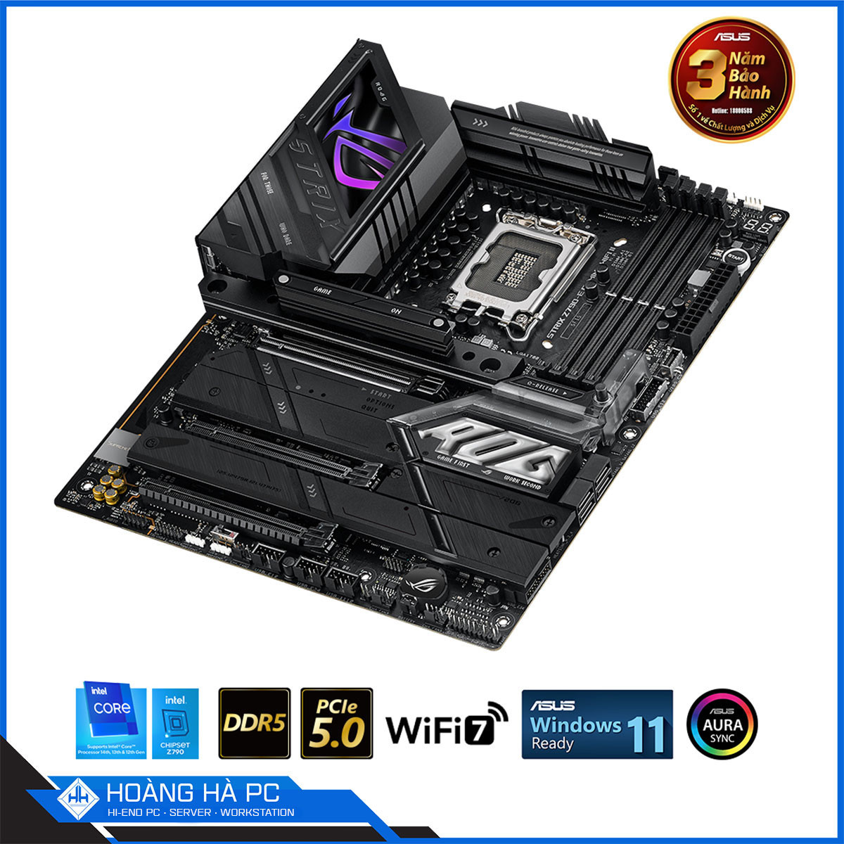 Mainboard ASUS ROG STRIX Z790-E GAMING WIFI II (Intel Z790, Socket 1700, ATX, 4 khe Ram DDR5)-3