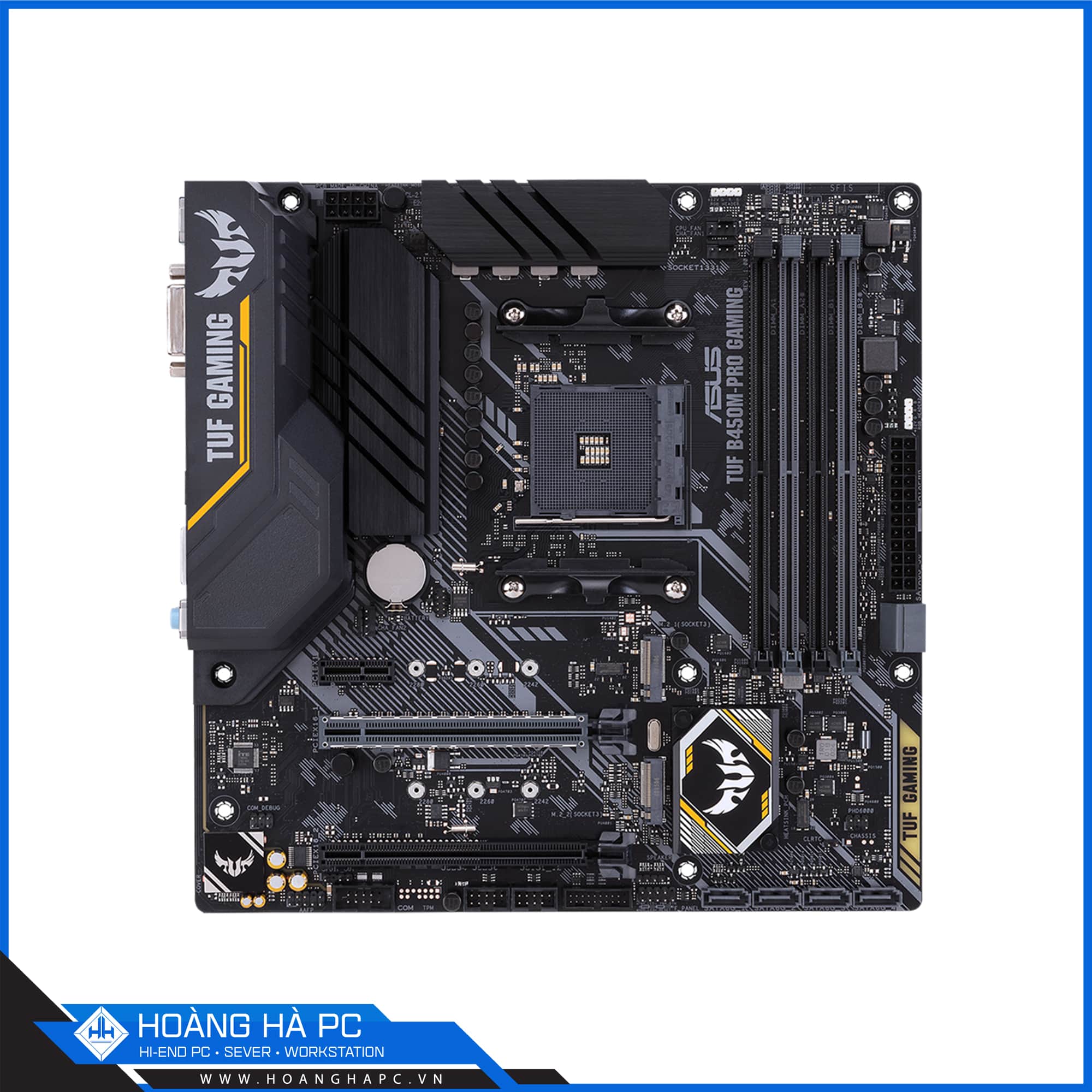 Mainboard Asus TUF B450M PRO GAMING (AMD B450, Socket AM4, M-ATX, 4 Khe Cắm Ram DDR4)-5