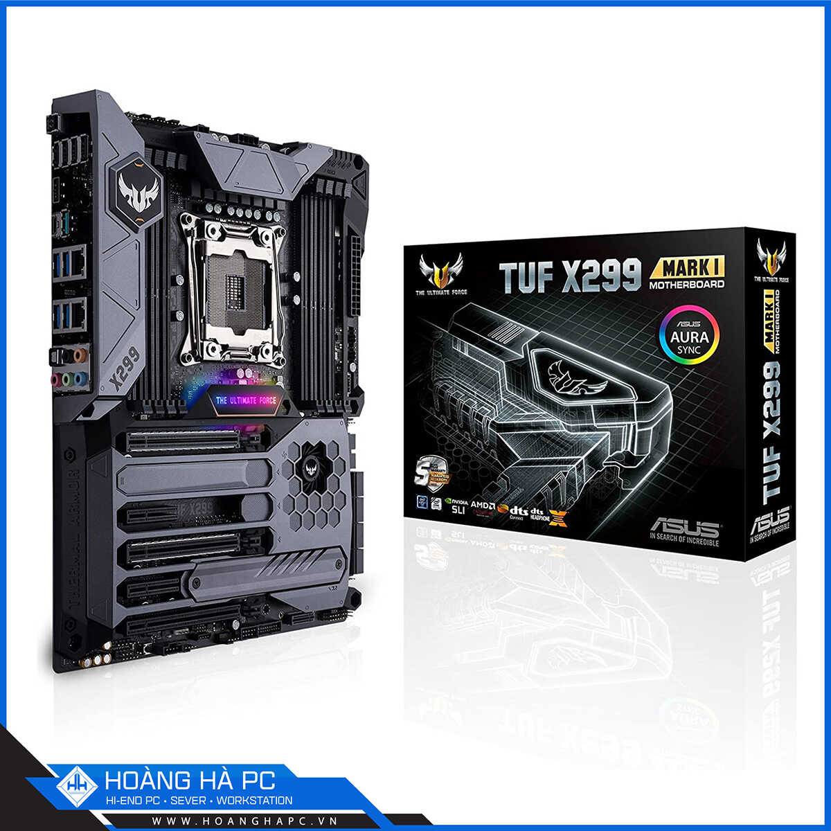 Mainboard ASUS TUF X299 MARK 1 (Intel X299, LGA 2066, ATX, 8 Khe Cắm Ram DDR4)