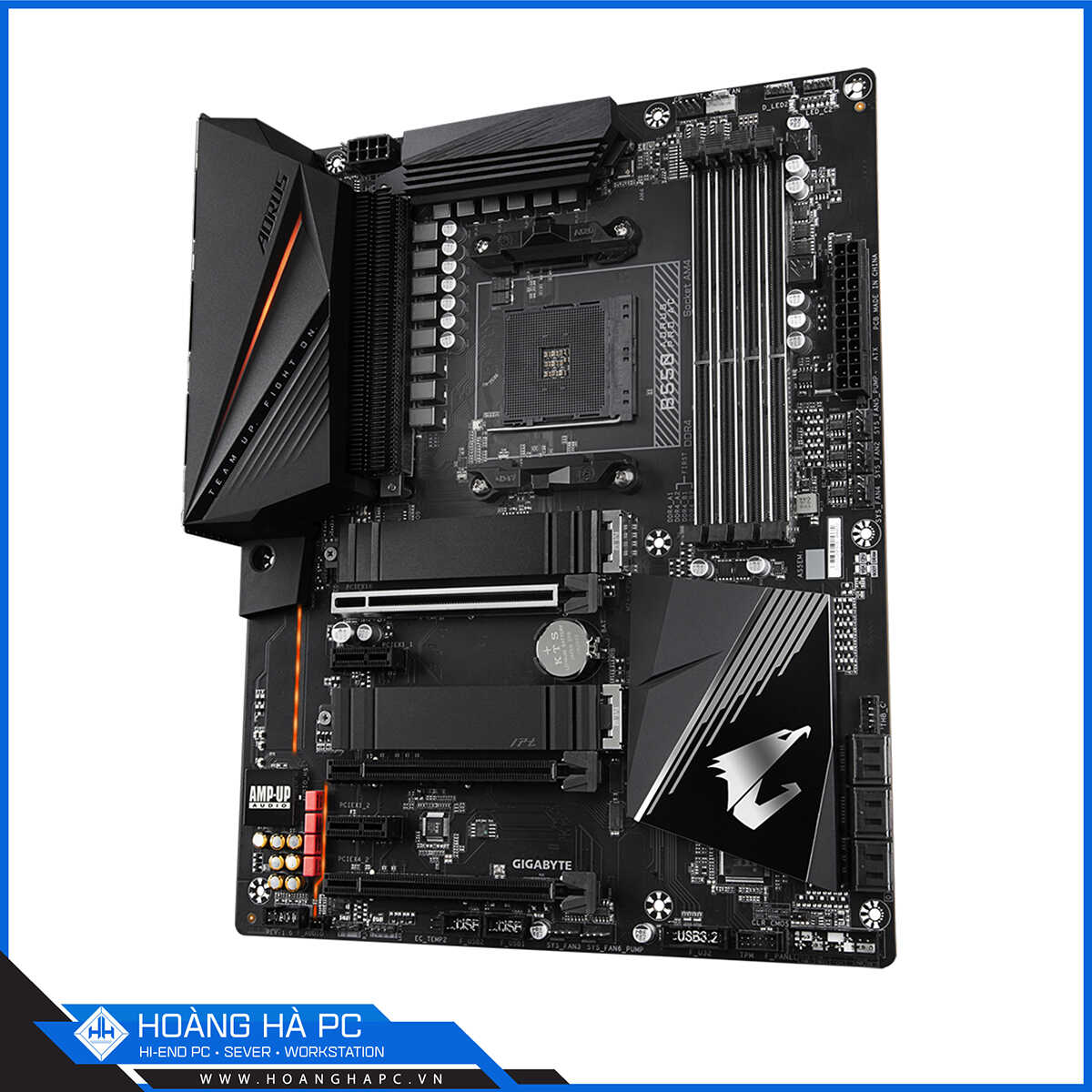 Mainboard Gigabyte B550 AORUS PRO AC (AMD B550, Socket AM4, ATX, 4 khe RAM DRR4)-4