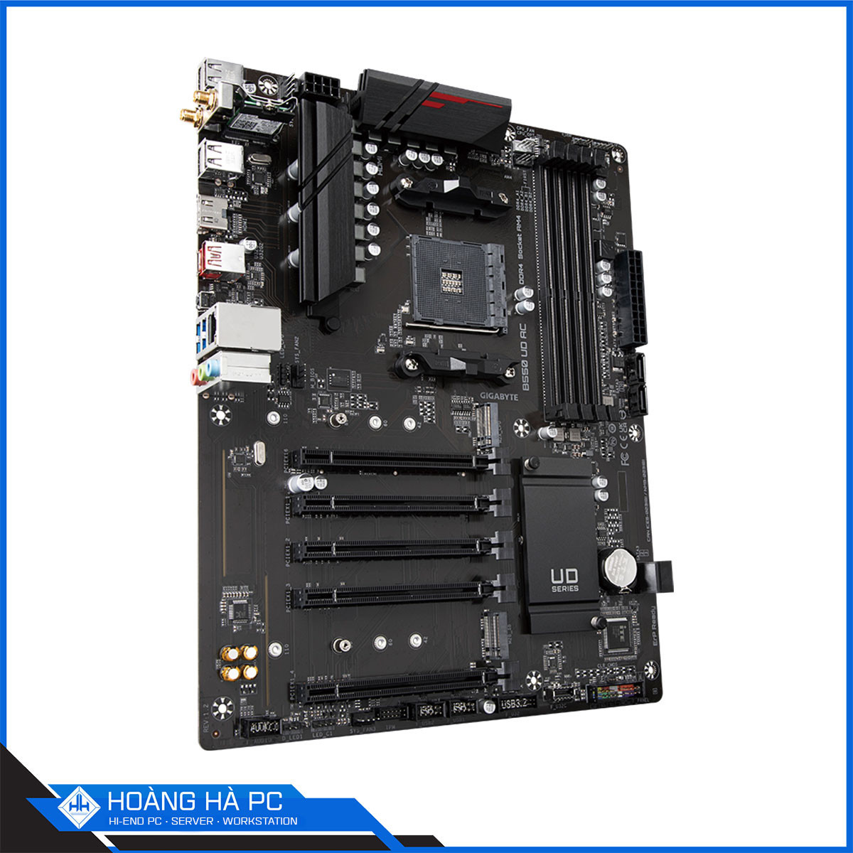 Mainboard Gigabyte B550 UD AC Rev 1.2 (AMD B550, Socket AM4, ATX, 4 khe RAM DRR4)-5