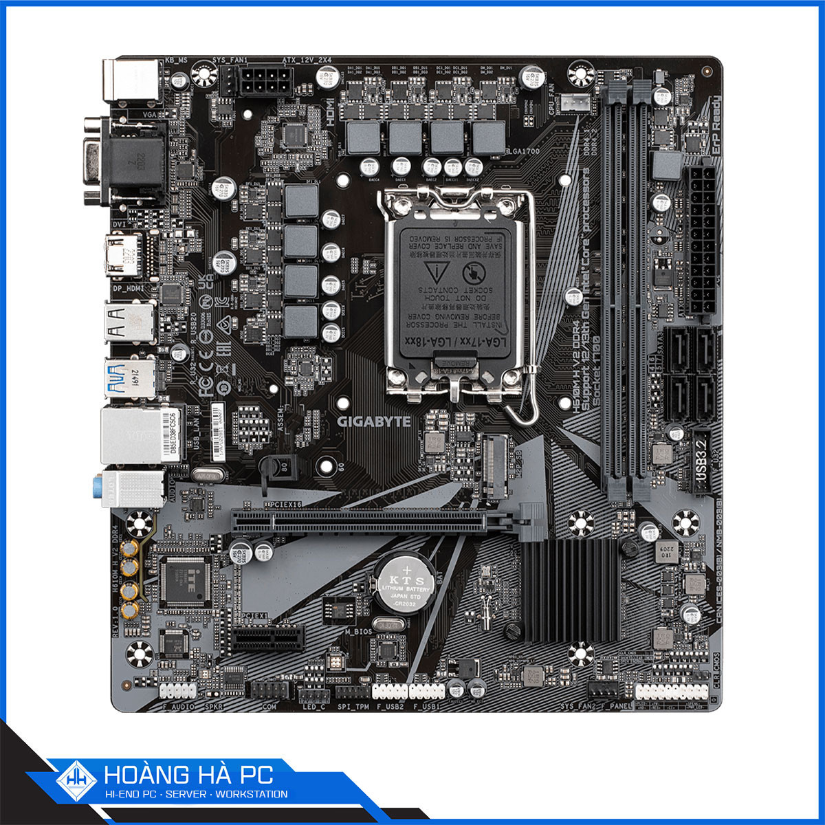 Mainboard Gigabyte H610M H V2 (Intel H610, Socket 1700, m-ATX, 2 khe RAM DDR4)-5
