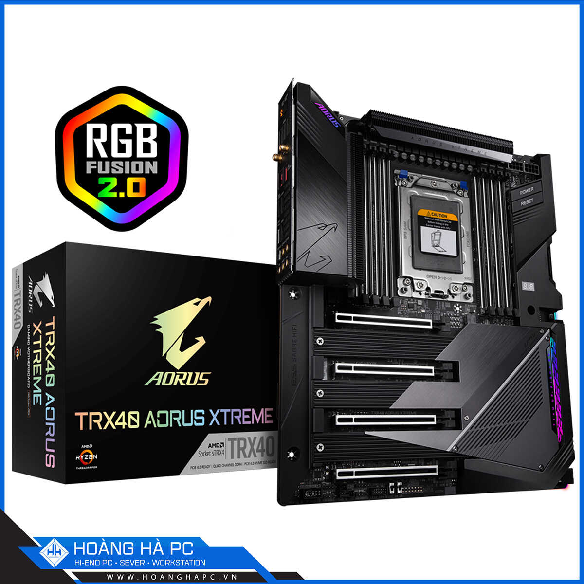 Mainboard GIGABYTE TRX40 AORUS XTREME (AMD TRX40, Socket sTRX4, ATX, 8 Khe Cắm Ram DDR4)