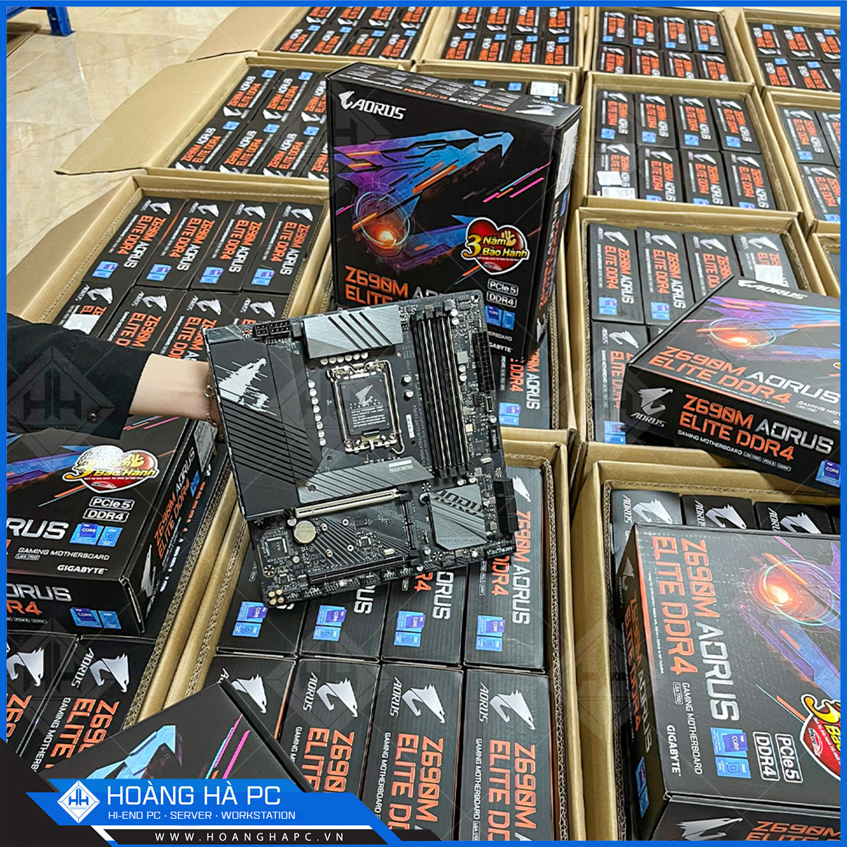Mainboard Gigabyte Z690M AORUS ELITE DDR4 (Intel Z690, Socket 1700, m-ATX, 4 khe Ram DDR4)-4