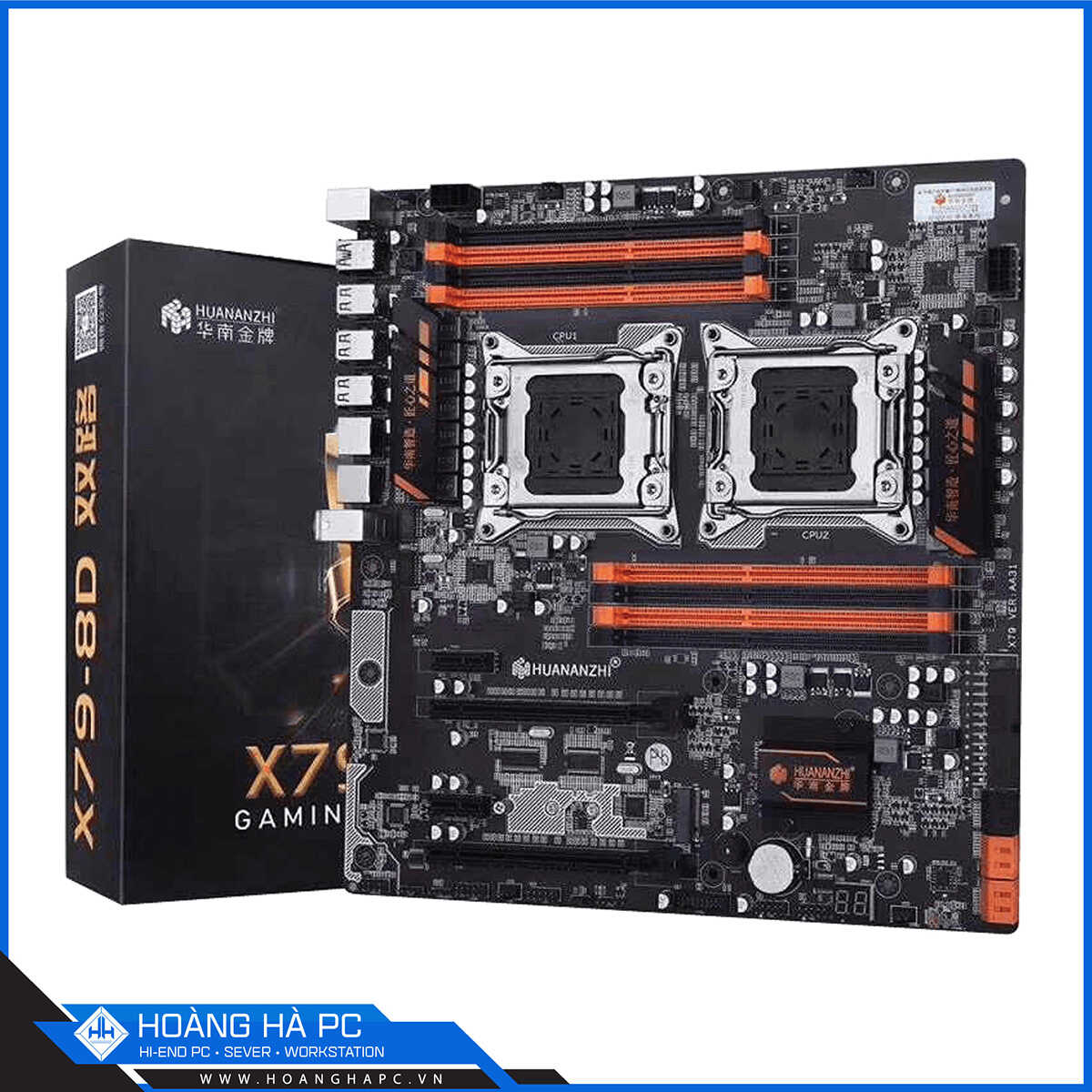 Mainboard HUANANZHI X79-8D (Intel X79, LGA 2011, ATX, 8 Khe Cắm Ram DDR3)
