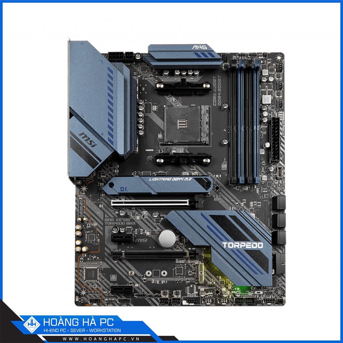 Mainboard MSI MAG X570S TORPEDO MAX (AMD X570, Socket AM4, ATX, 4 Khe Cắm Ram DDR4)-2