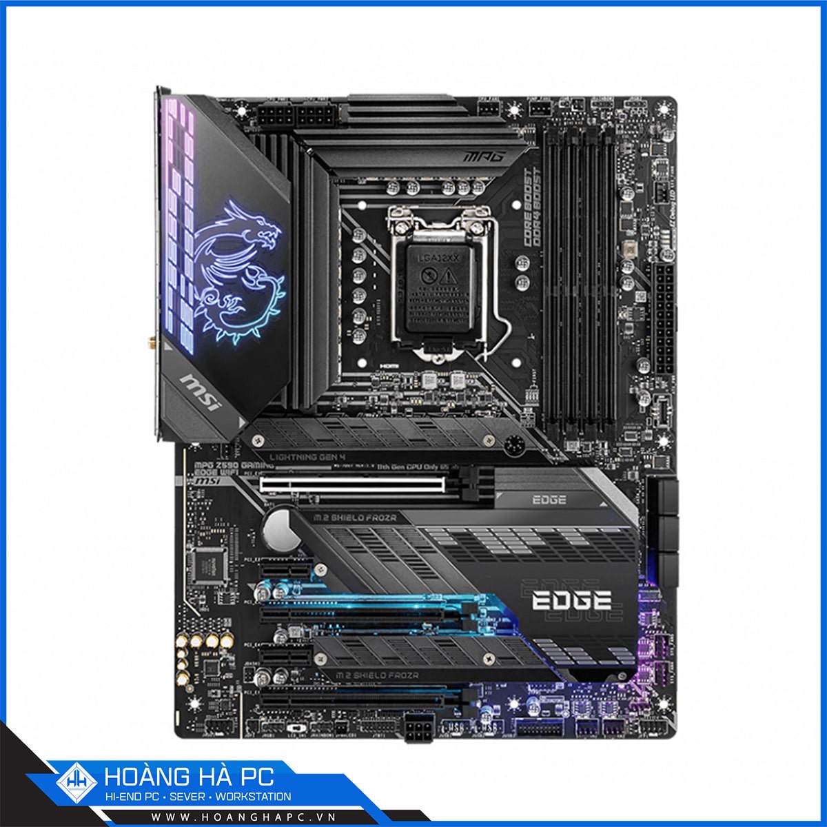 Mainboard MSI Z590 GAMING EDGE WIFI (Intel Z590, Socket 1200, ATX, 4 khe Ram DDR4)-2