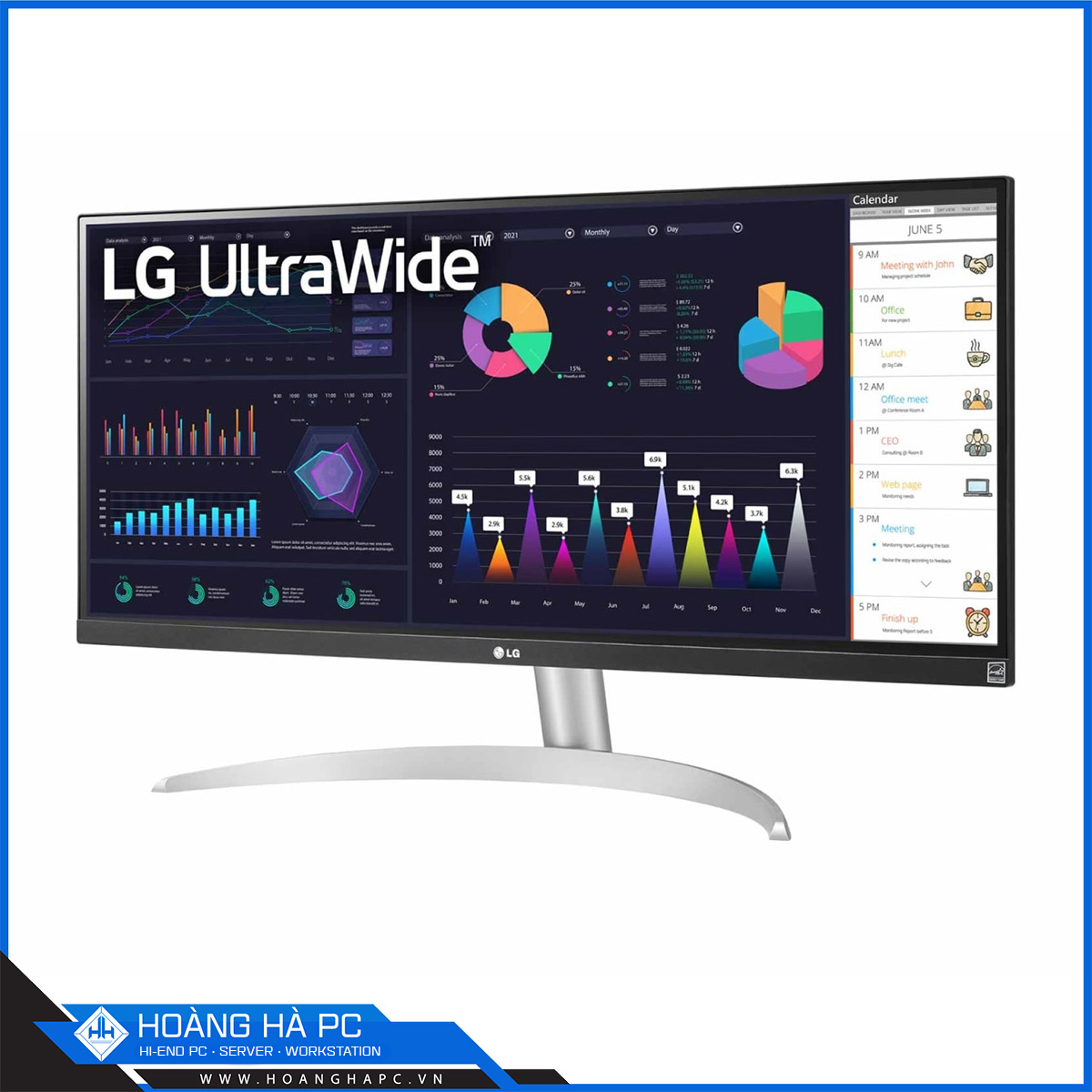 Màn hình máy tính LG UltraWide 29WQ600-W (29 inch/ UWHD/ IPS/ 100Hz/ USB-C/ Loa)-3