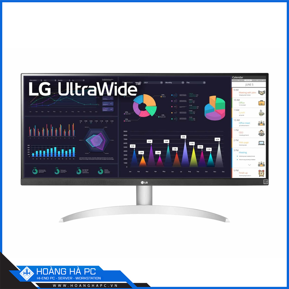 Màn hình máy tính LG UltraWide 29WQ600-W (29 inch/ UWHD/ IPS/ 100Hz/ USB-C)