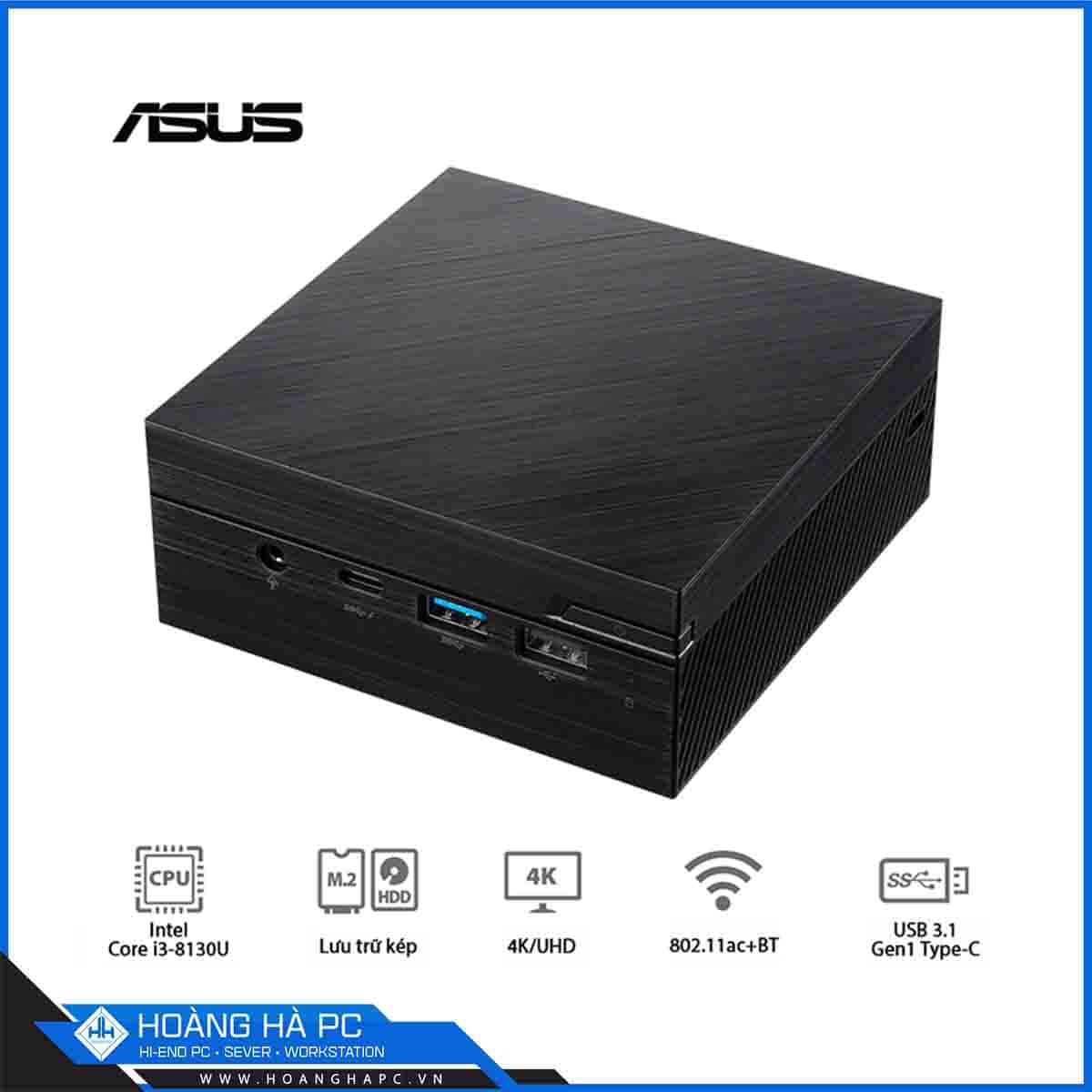 Mini PC Asus PN60-BElead (Intel Core i3-8130U/ 8G/ 256G)-2