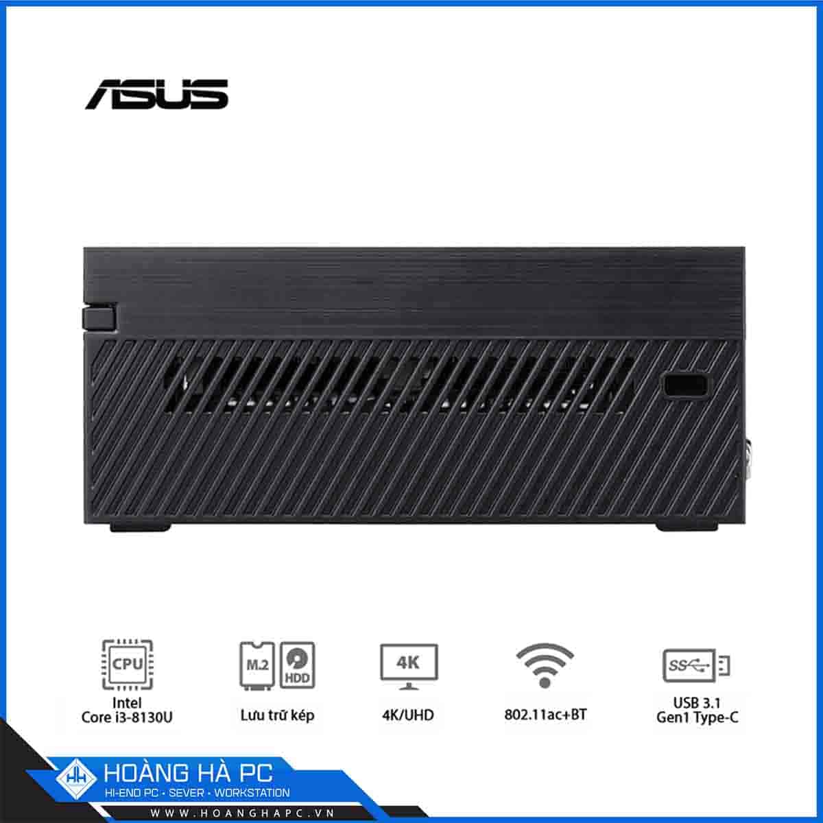 Mini PC Asus PN60-BElead (Intel Core i3-8130U/ 8G/ 256G)-3