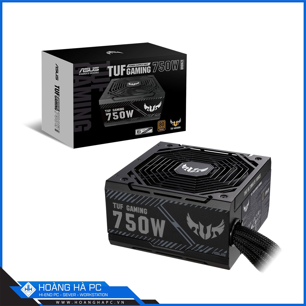 Nguồn Asus TUF Gaming 750W Bronze (80 Plus Bronze/Non Modular/Màu Đen)