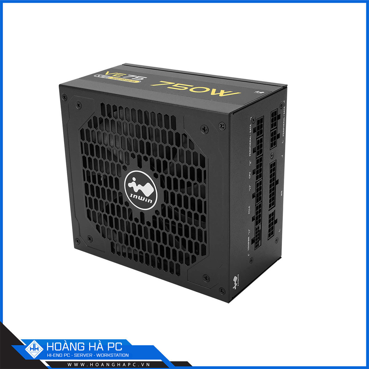 Nguồn Inwin VE75 750W 80 Plus Gold | ATX 3.0 | PCIe 5.0-5
