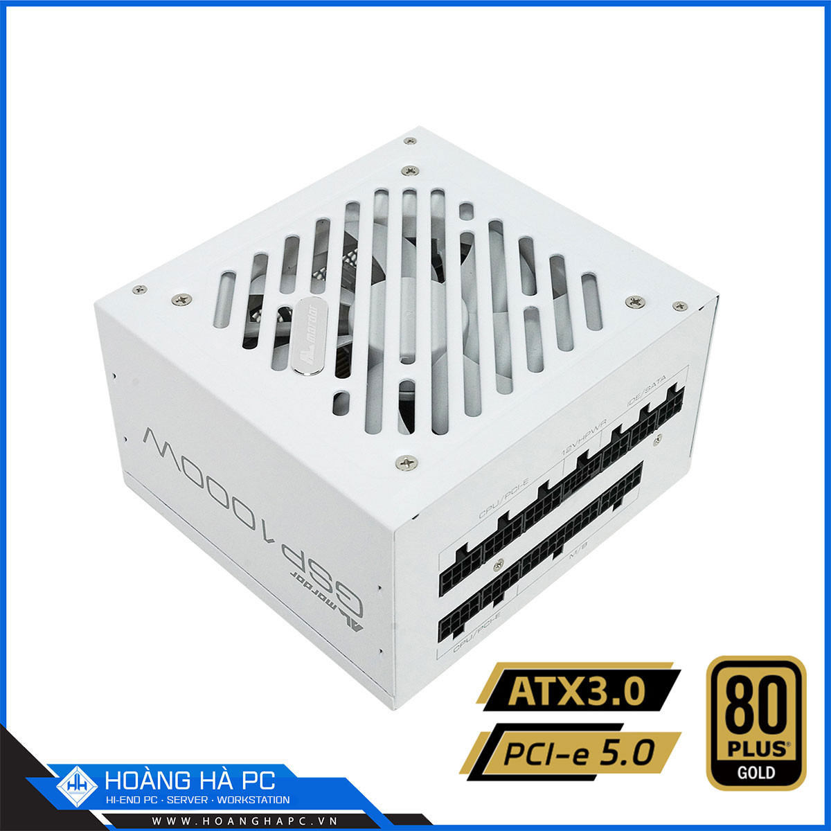 Nguồn máy tính ALmordor GSP 1000W - ATX 3.0 | PCIE 5.0 White (80 Plus Gold/ Full Modular/ Màu Trắng)-2
