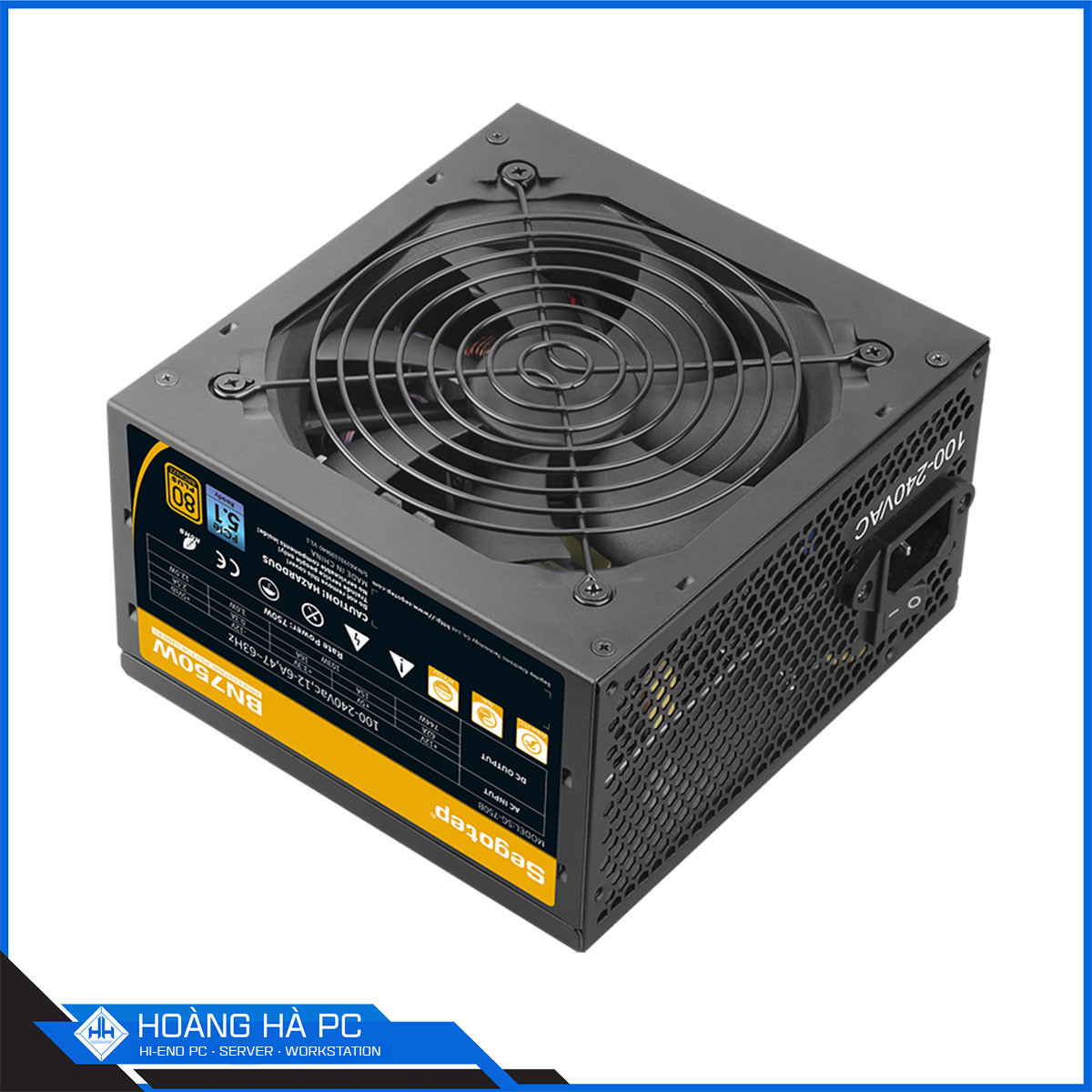 Nguồn Segotep BN750W 80 Plus Bronze | ATX 3.0 | PCIe 5.1-2
