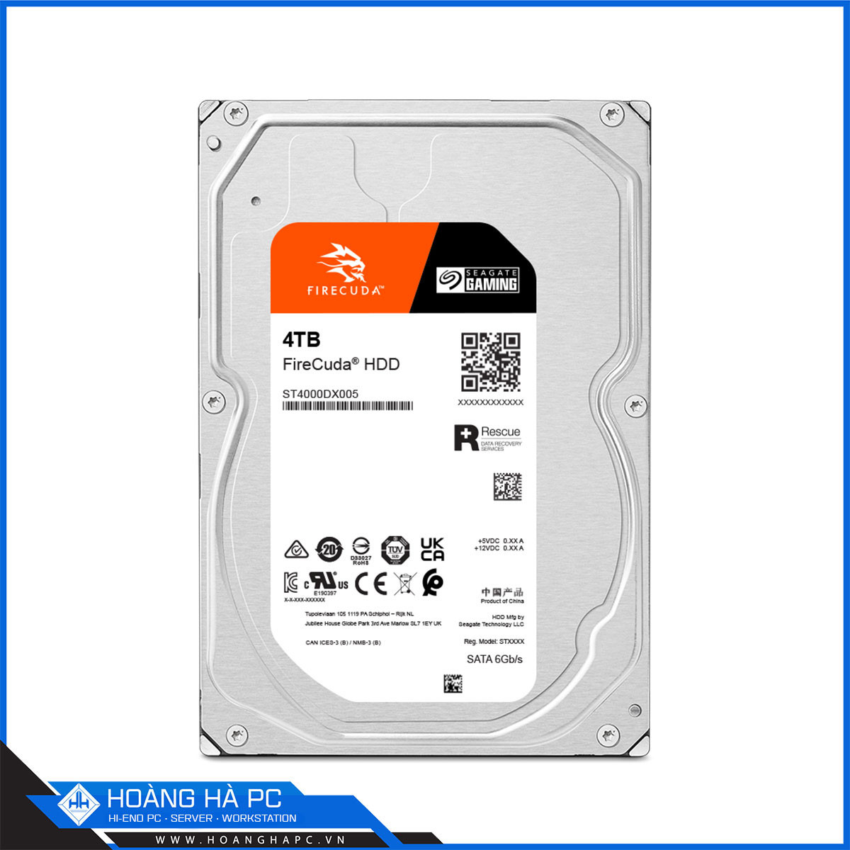 Ổ cứng HDD Seagate Firecuda 4TB (3.5 inch, SATA 6Gb/s, 256MB Cache, 7200RPM) 