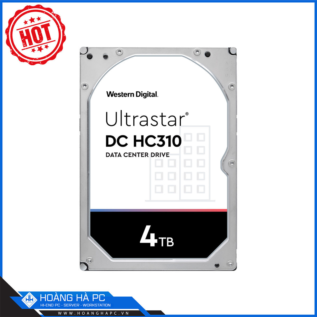 Ổ Cứng HDD Western Ultrastar DC HC310 4TB (3.5 inch, Sata3 6Gb/s, 256MB Cache,7200rpm)