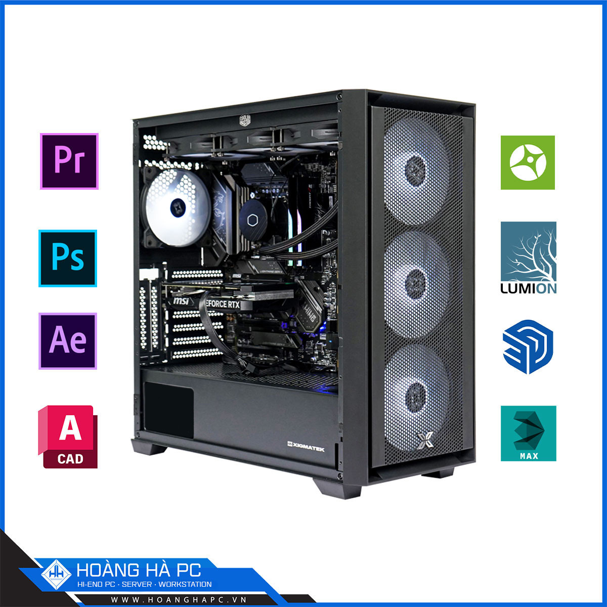 PC 3D CHAOS VANTAGE i7 14700K | 64GB DDR5 | NVIDIA RTX 4060Ti 16G