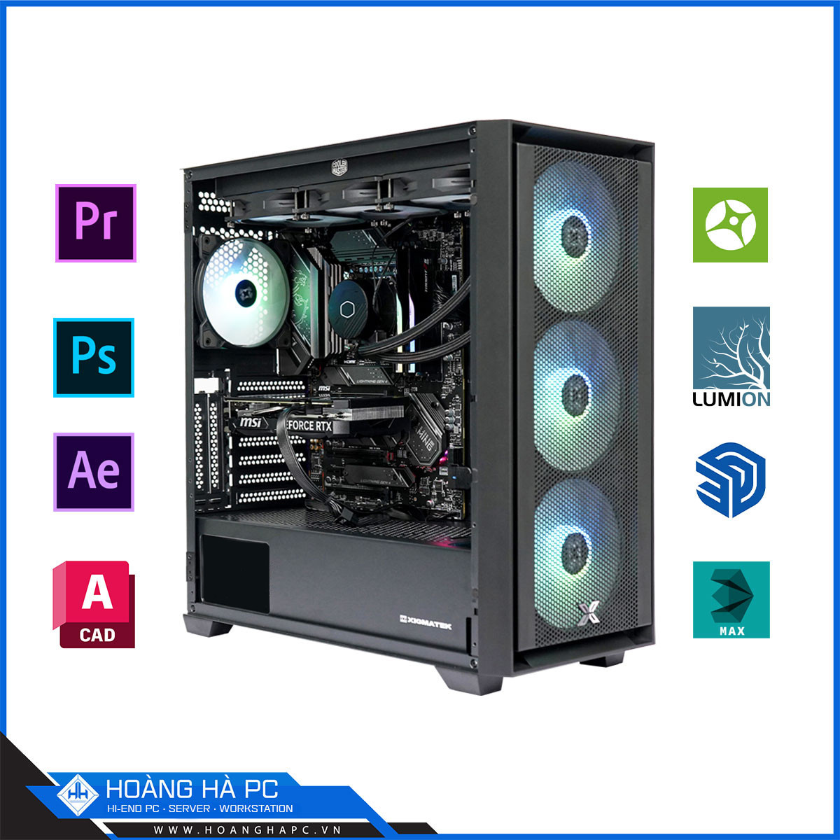 PC 3D CHAOS VANTAGE i7 14700K | 64GB DDR5 | NVIDIA RTX 4060Ti 16G-3