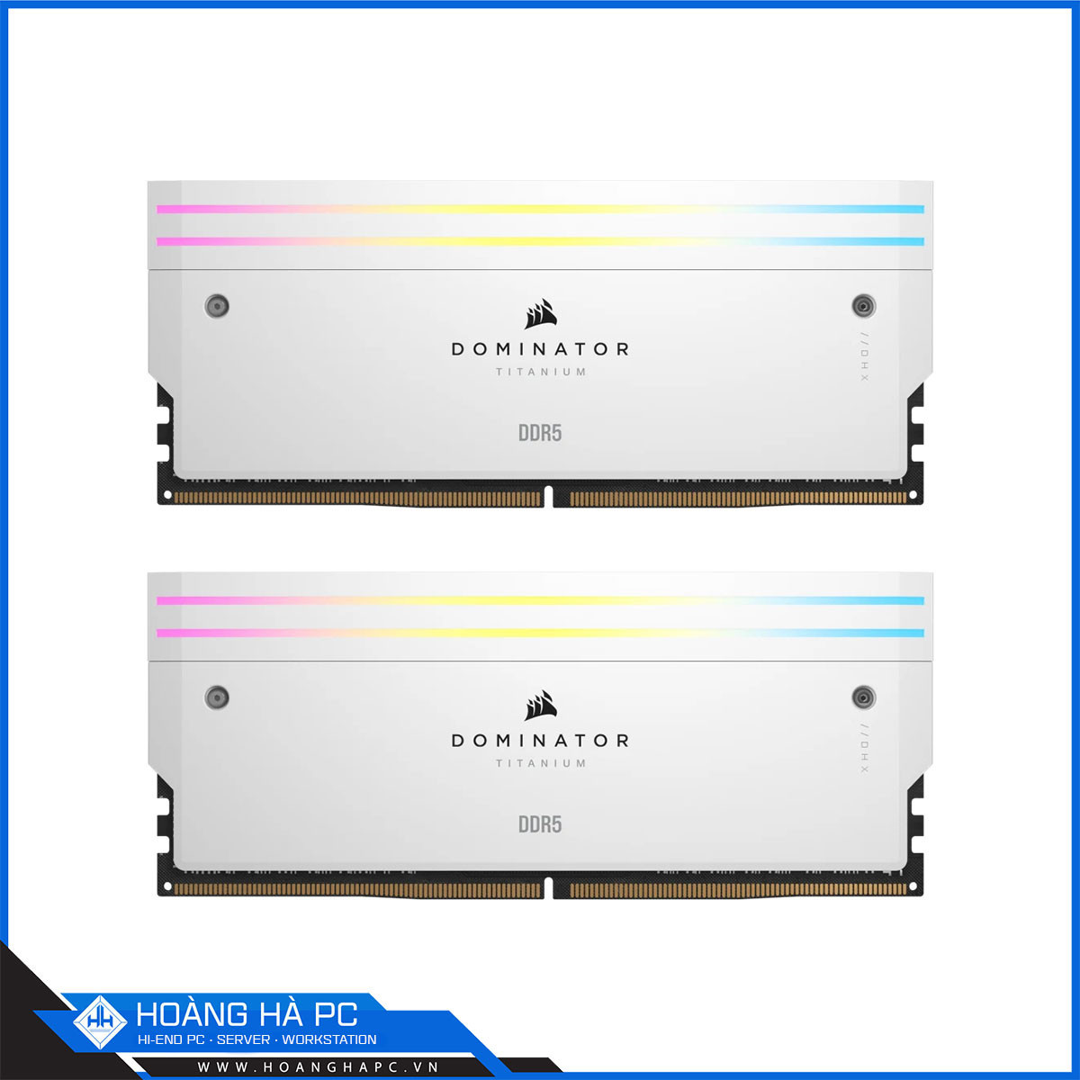 RAM DDR5 CORSAIR DOMINATOR TITANIUM RGB 64GB 6000MHz (2x32GB) WHITE-4