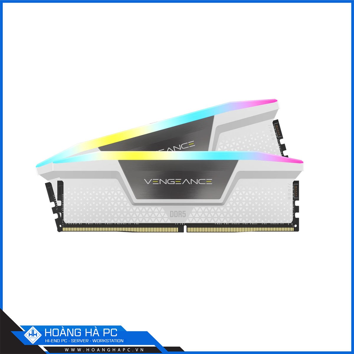 RAM DDR5 CORSAIR VENGEANCE RGB 32GB 6000MHz (2x16GB) C36 WHITE