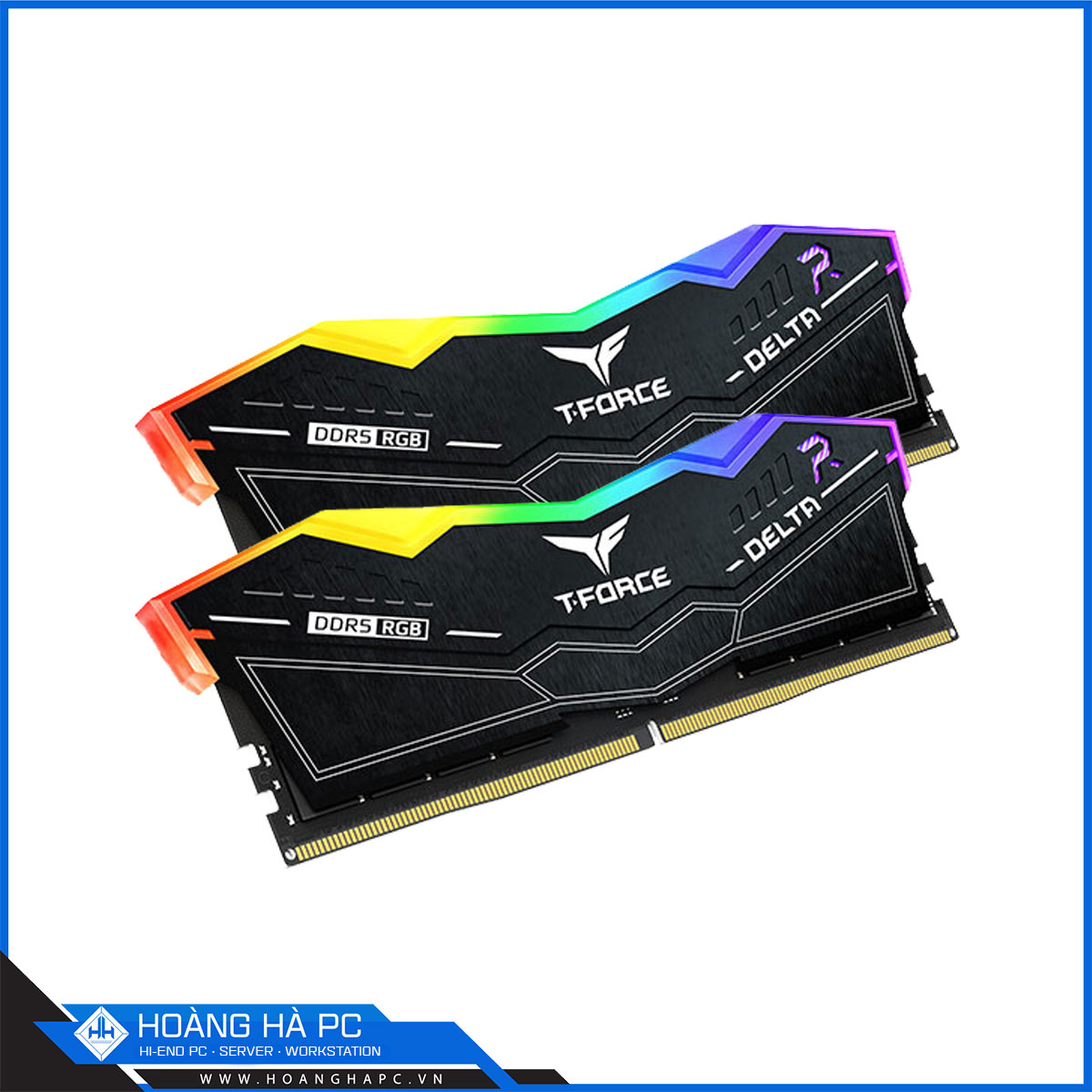 RAM DDR5 TEAMGROUP T-FORCE DELTA RGB 64GB 5600Mhz (2x32GB) BLACK -3