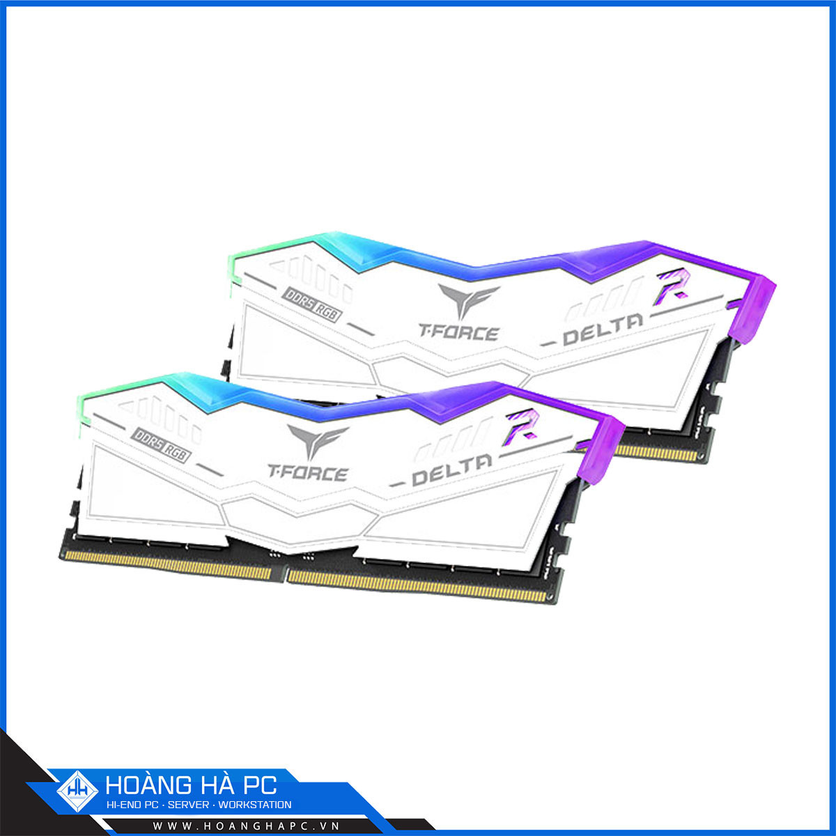 RAM DDR5 TEAMGROUP T-FORCE DELTA RGB 32GB 6000MHz (2x16GB) WHITE-2