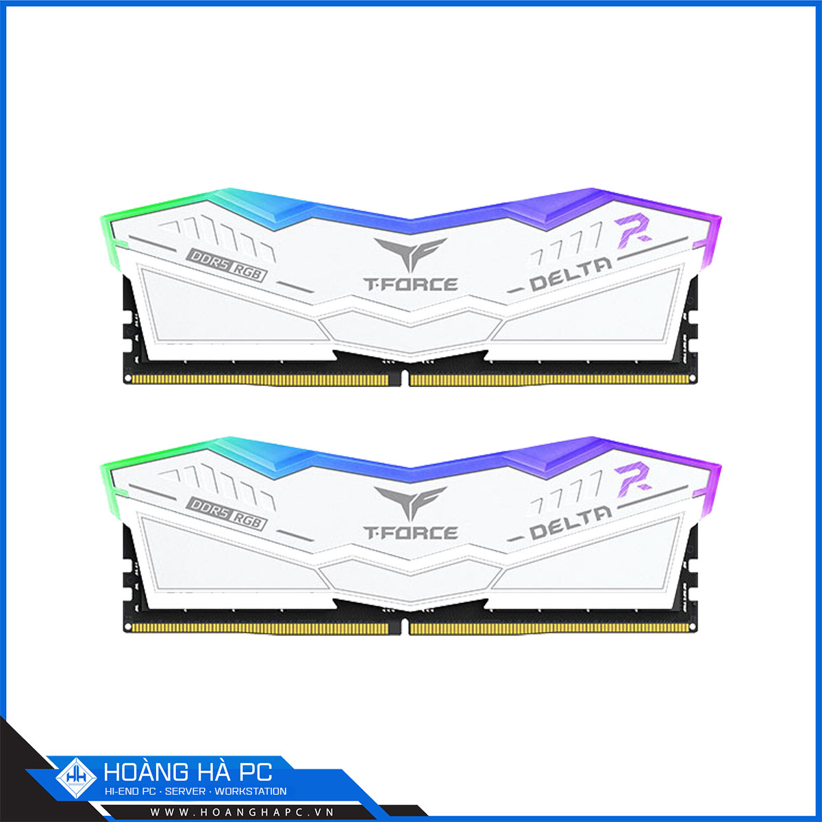 RAM DDR5 TEAMGROUP T-FORCE DELTA RGB 64GB 6000Mhz (2x32GB) WHITE
