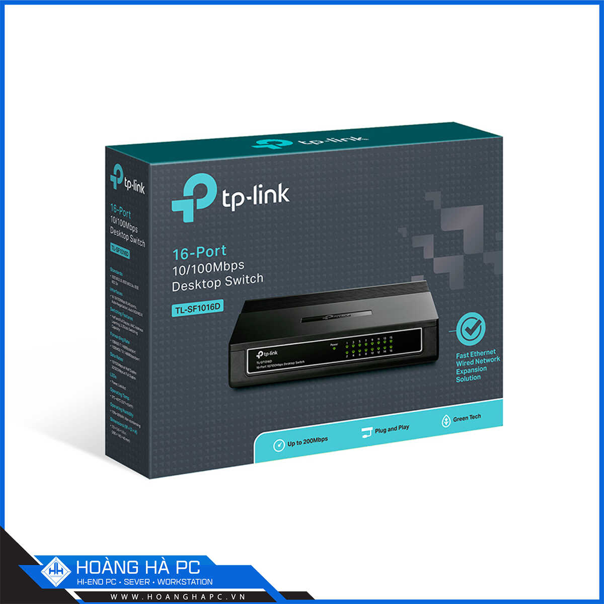 Switch TP-Link TL-SF1016D 16 port 10/100Mbps-4