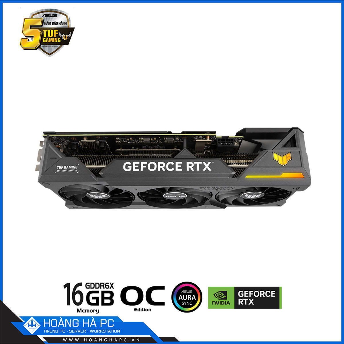 VGA ASUS TUF RTX 4070 Ti SUPER 16GB GDDR6X OC (256-bit, HDMI + DP, 1 x 16-pin)-8