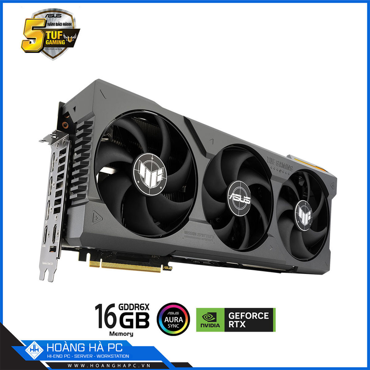VGA ASUS TUF RTX 4080 SUPER 16GB GDDR6X (256-bit, HDMI + DP, 1 x 16-pin)-3