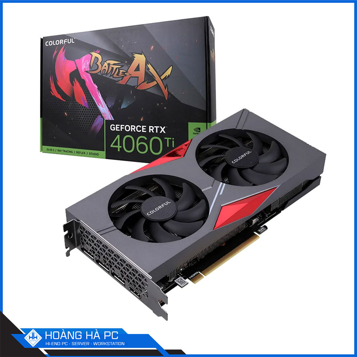 VGA COLORFUL RTX 4060 Ti NB DUO 16GB-V (GDDR6, 128-bit, HDMI+DP, 1x8-pin)