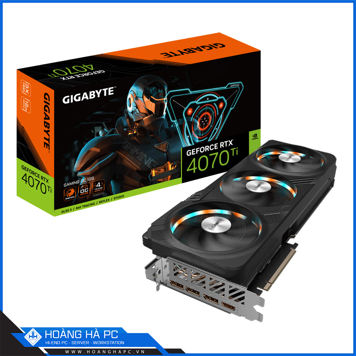 VGA GIGABYTE RTX 4070 Ti 12G GAMING OC (12G GDDR6X,192 bit, HDMI +DP,1 x 16-pin)