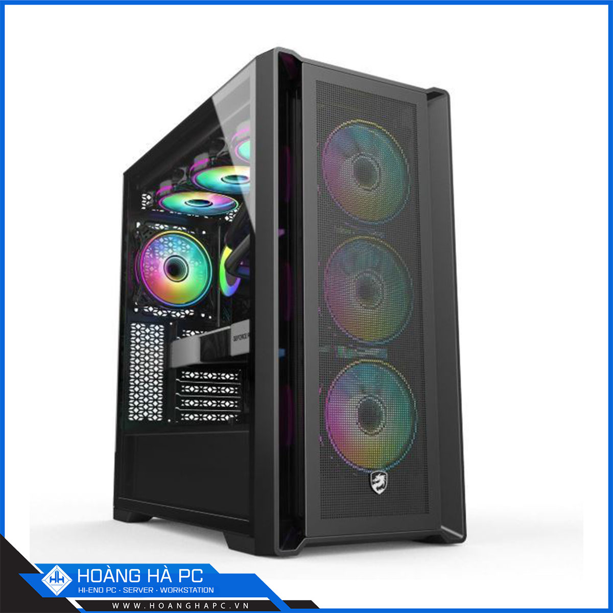 Vỏ case Vitra Titan R230 Elite Black 3Fan ARGB - E-ATX