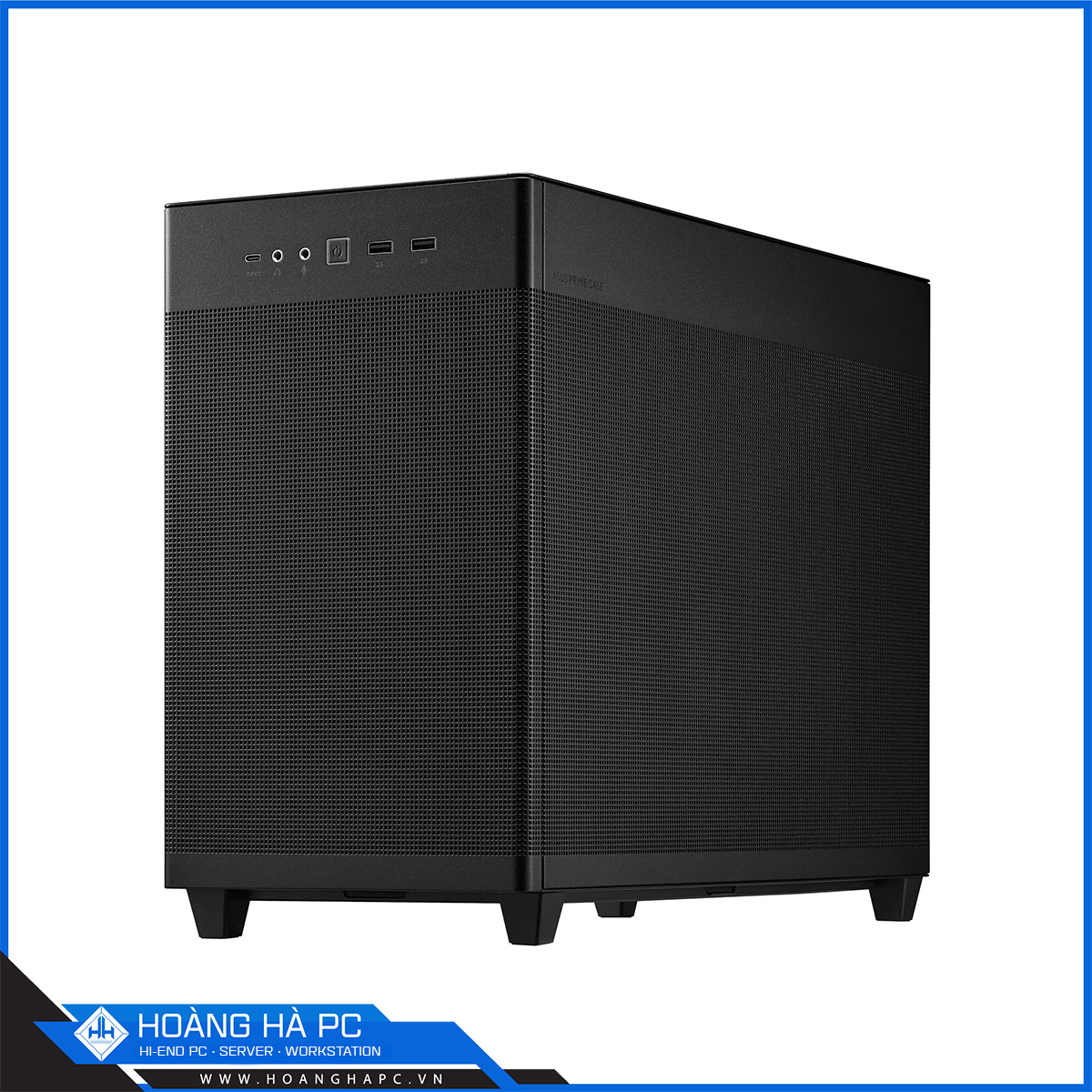 Vỏ case ASUS PRIME AP201 TG BLACK (Mini Tower/ Màu Đen)-6