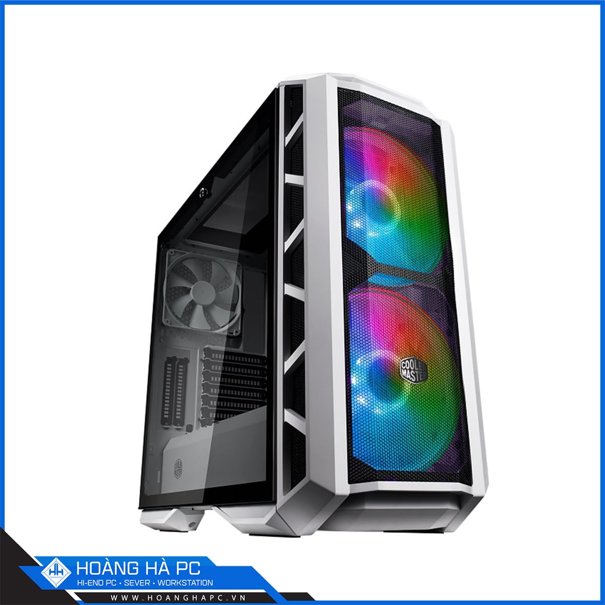 Vỏ Case Cooler Master MasterCase H500P TG Mesh White ARGB (Mid Tower/Màu Trắng)-2
