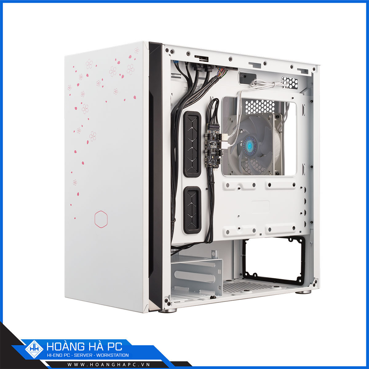 Vỏ Case Cooler Master Silencio S400 Sakura Limited Edition (Mini Tower/Màu trắng/ Fan ARGB)-4