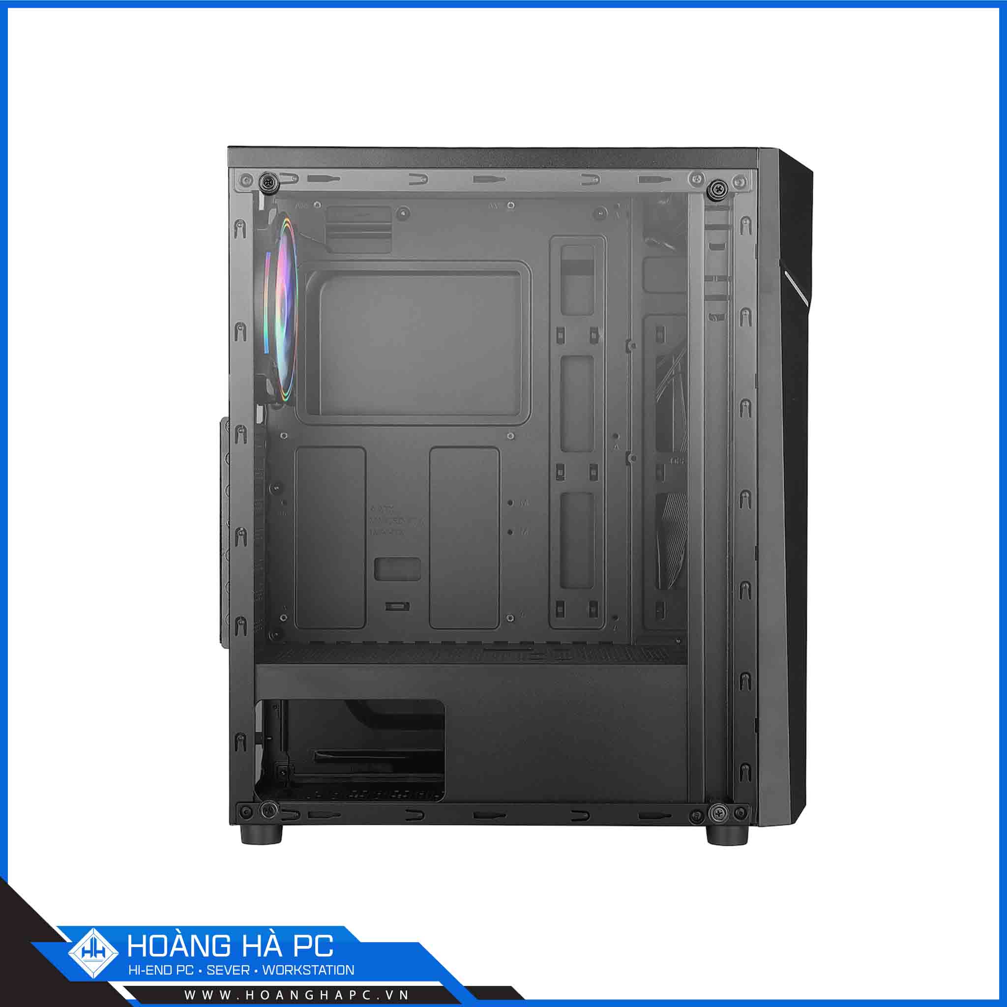 Vỏ Case JETEK SQUID A1 (Mid Tower/Màu Đen) - 1 FAN-4