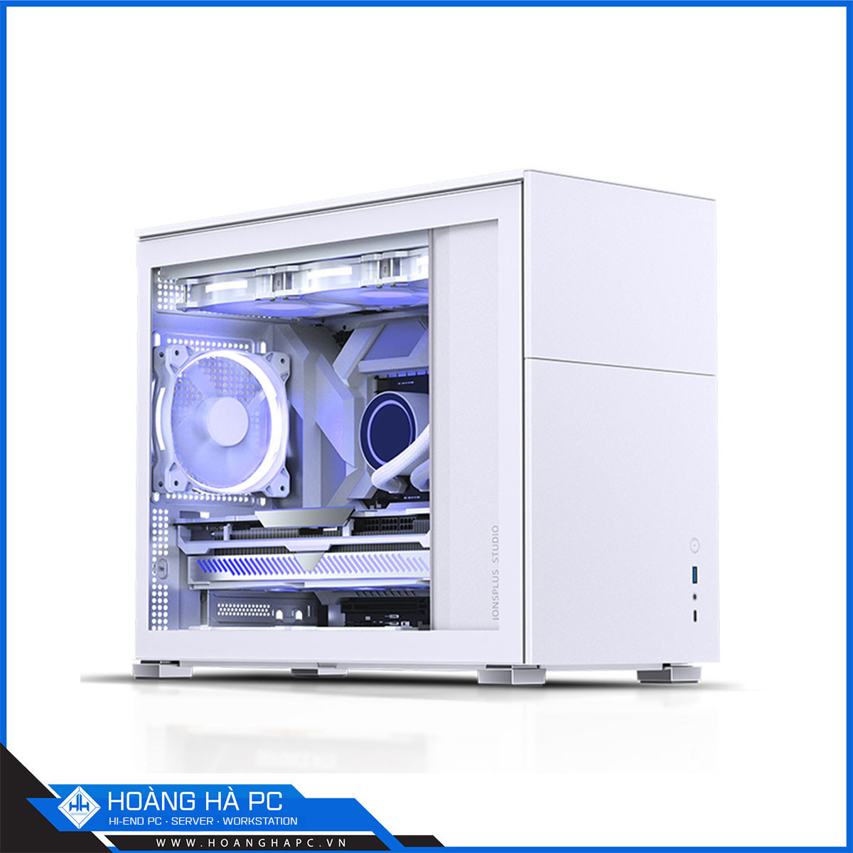 Vỏ case Jonsbo D31 STD White (Mini Tower/ Màu Trắng)