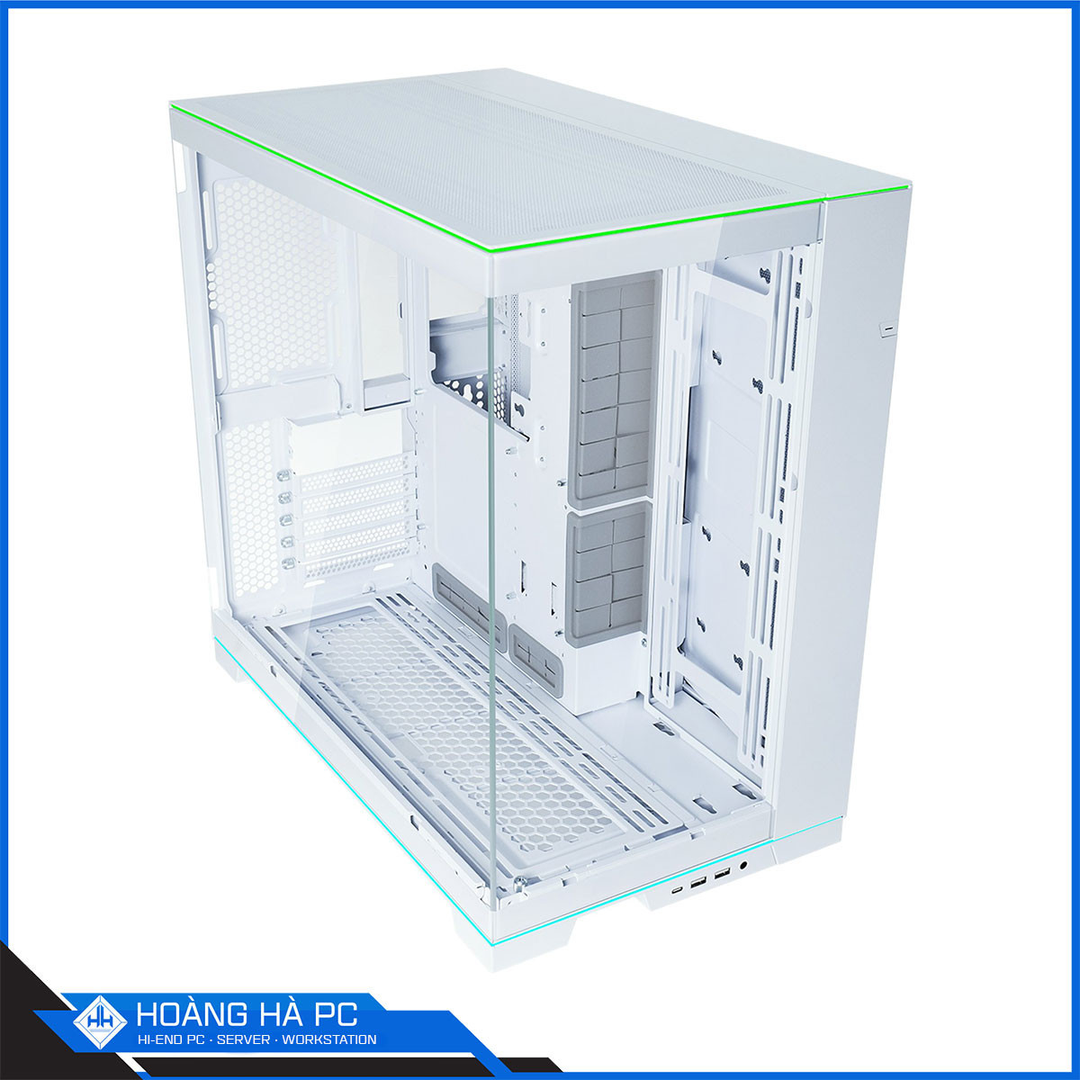 Vỏ case Lian Li O11D EVO RGB White - No Fan-3