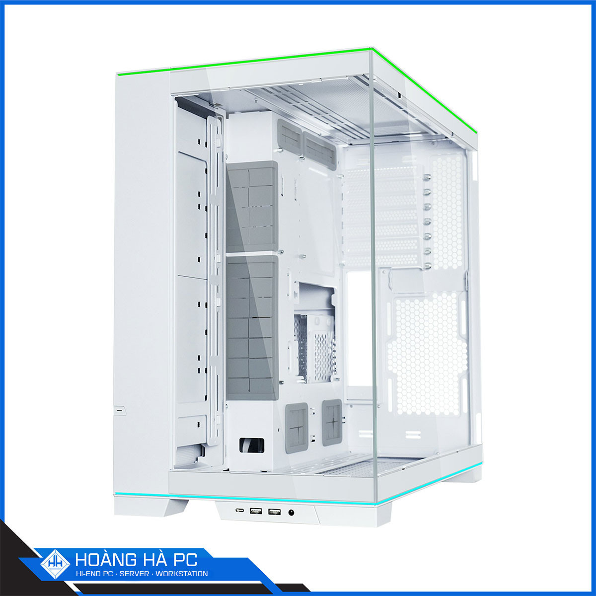 Vỏ case Lian Li O11D EVO RGB White - No Fan-2