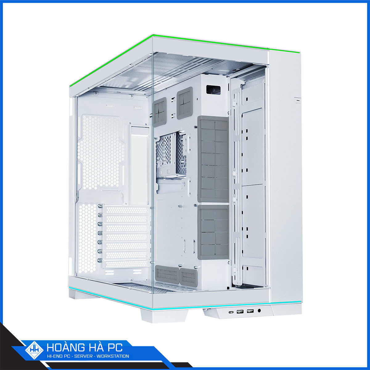 Vỏ case Lian Li O11D EVO RGB White - No Fan