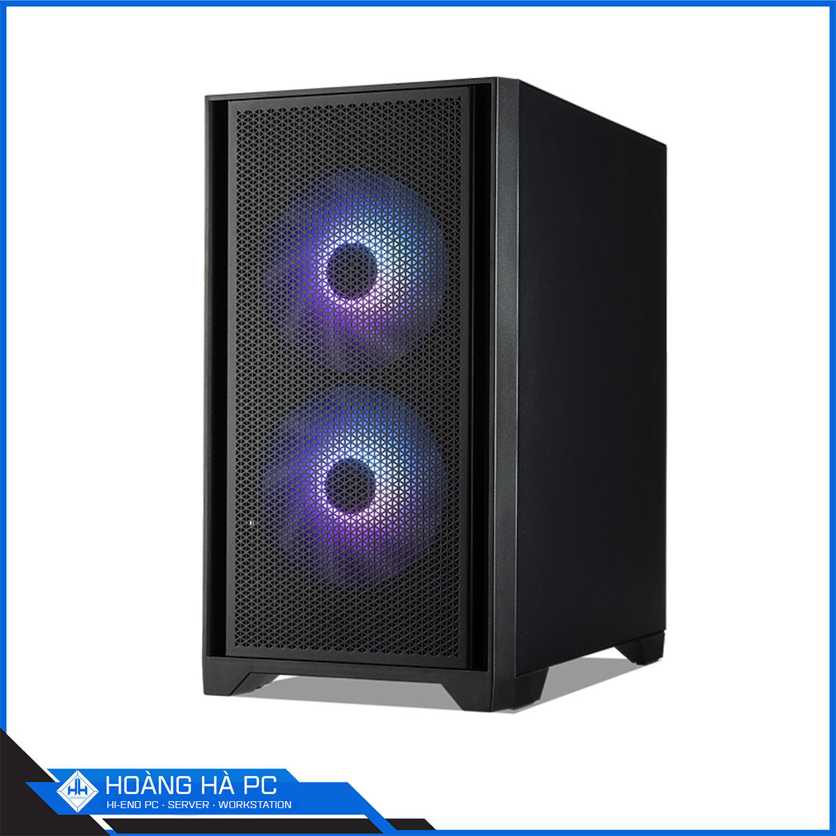 Vỏ case MIK MORAX Black - 3 FAN (Mid Tower/ Màu Đen)-2
