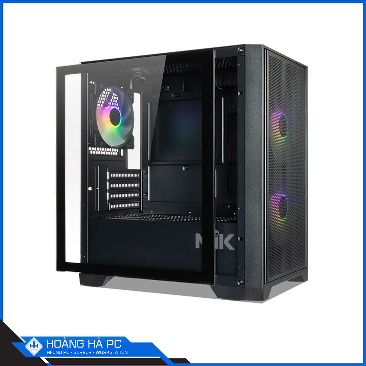Vỏ case MIK MORAX Black - 3 FAN (Mid Tower/ Màu Đen)-4