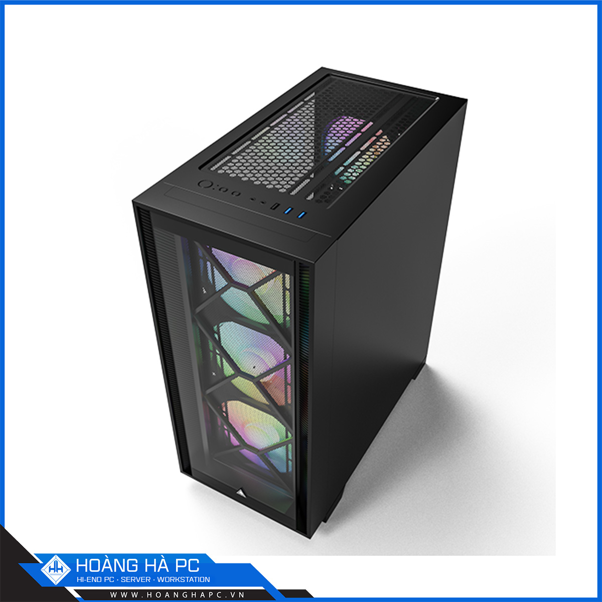 Vỏ Case Montech Air 1000 Premium (Mid Tower/Màu Đen) - 4 FAN-2