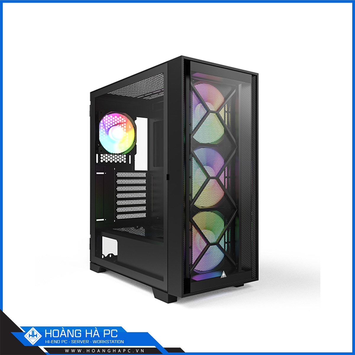 Vỏ Case Montech Air 1000 Premium (Mid Tower/Màu Đen) - 4 FAN