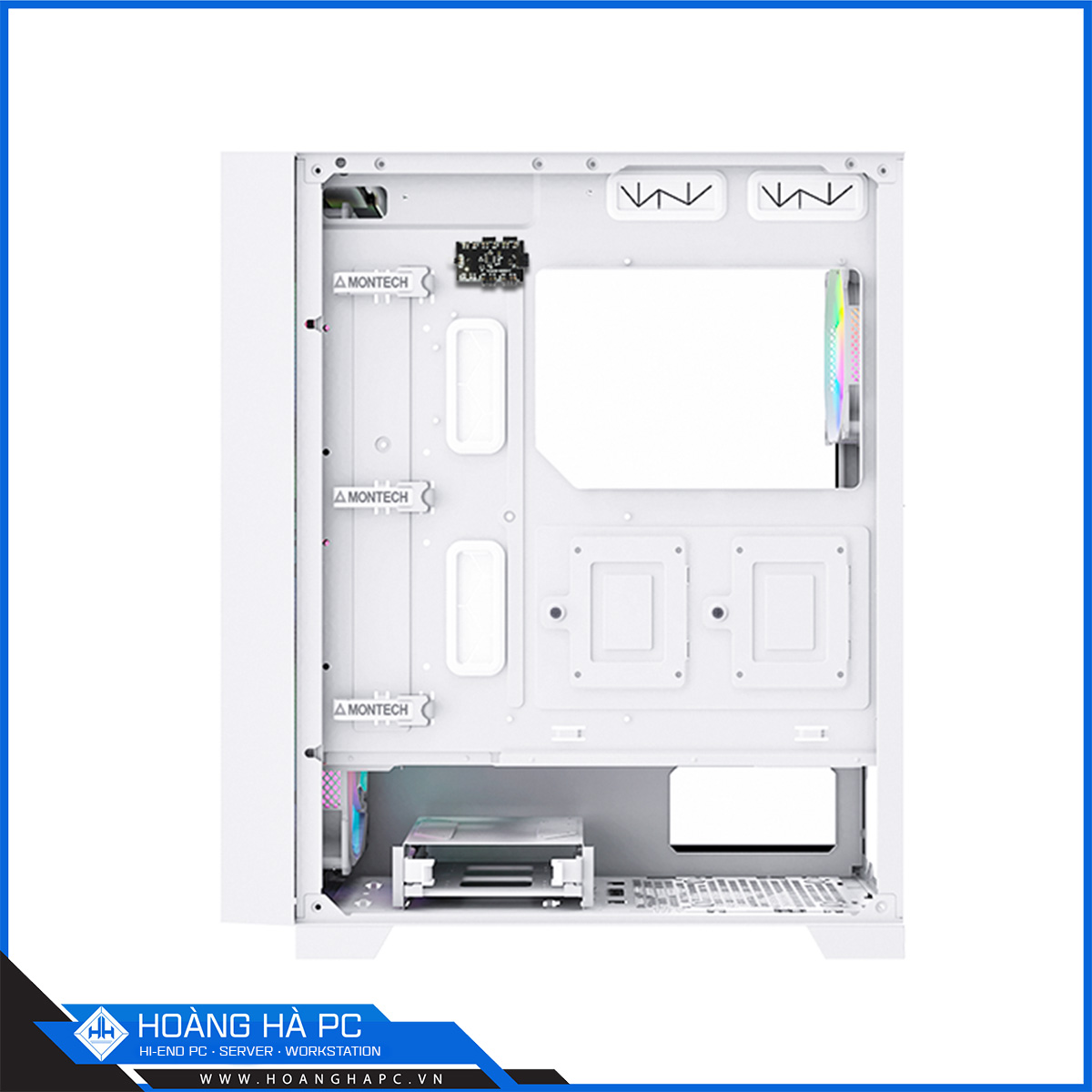 Vỏ Case Montech Air 1000 Premium (Mid Tower/Màu Trắng) - 4 FAN-7